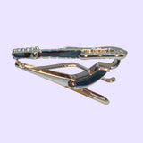Bassin and Brown Guitar Tie Bar - Silver