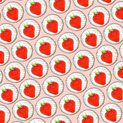 Bassin and Brown Strawberry Fruit Cufflinks - Red