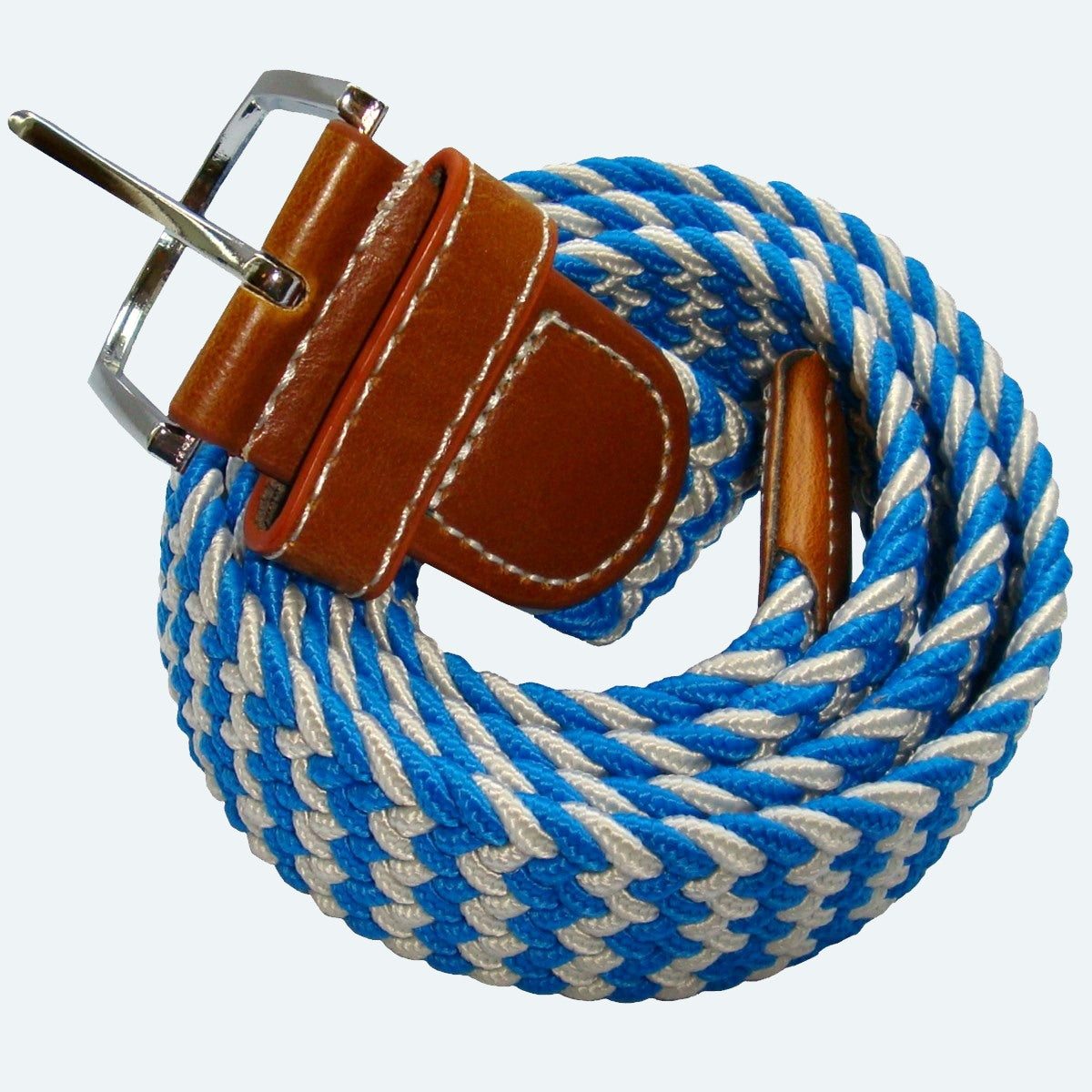 buy | belt | stripe | woven | blue | white | shop | Bassin and Brown ...