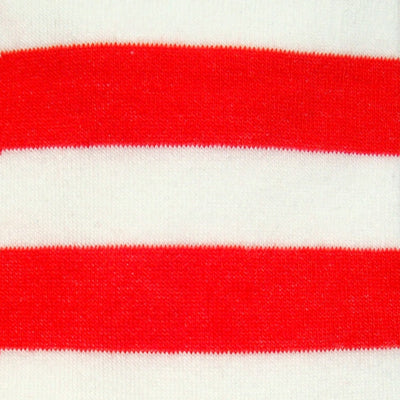Bassin and Brown Hooped Stripe Socks - Red/White