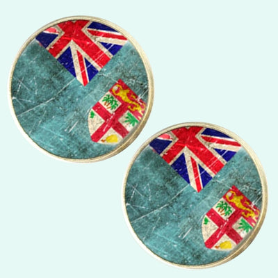 Bassin and Brown Union and St Georges Faded Flag - Red, White and Blue
