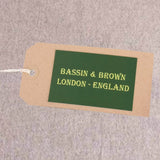 Bassin and Brown - Plain - 100% Wool - Mens Scarf - Design Veal - Beige