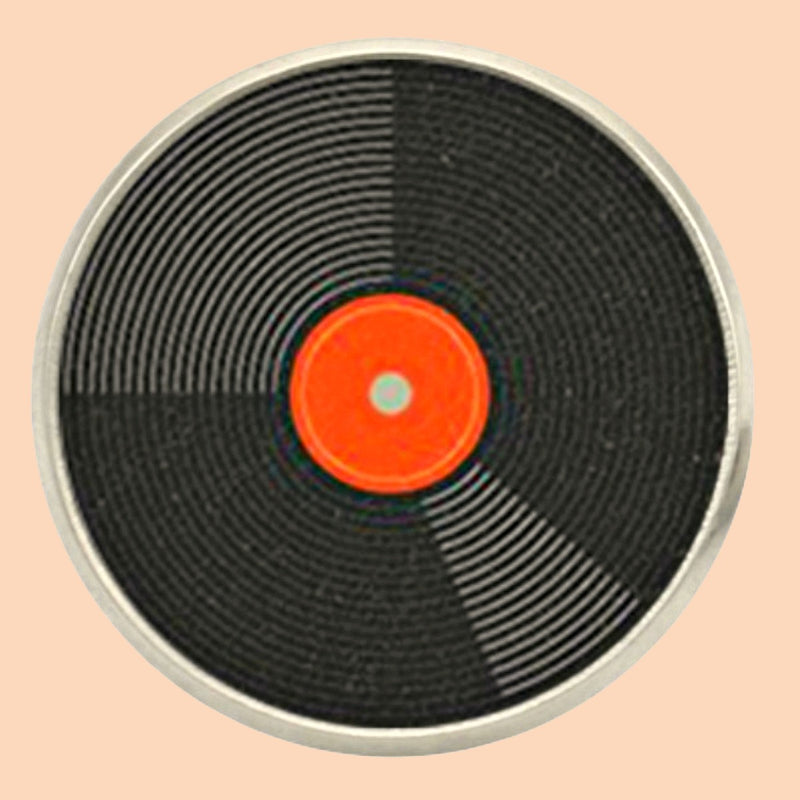 Buy|Vinyl|Disc|Lapel|Pin|Retro|Black|Orange|Bassin and Brown – Bassin ...